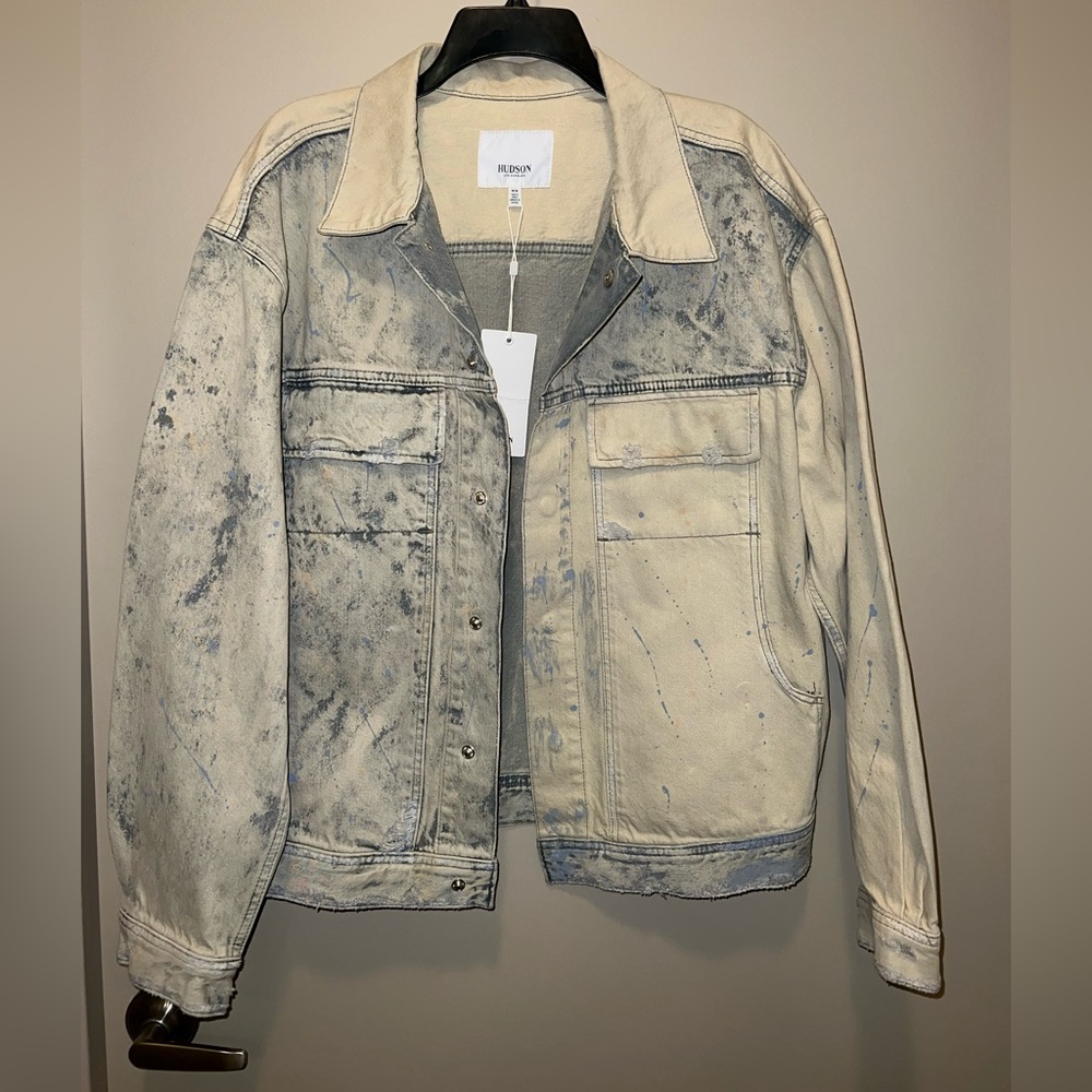 HUDSON Los Angeles Trucker Jean jacket size M new